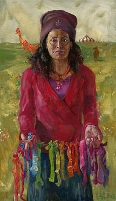 Jinny Thielsch, olieverf op linnen, 110 x 65 cm, 2003<br>Fotografie: Amsterdams Historisch Museum, Monique Vermeulen